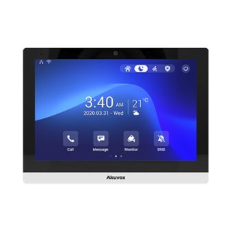 AKUVOX C319A 10 Inch Android SIP Monitor / App push notifica