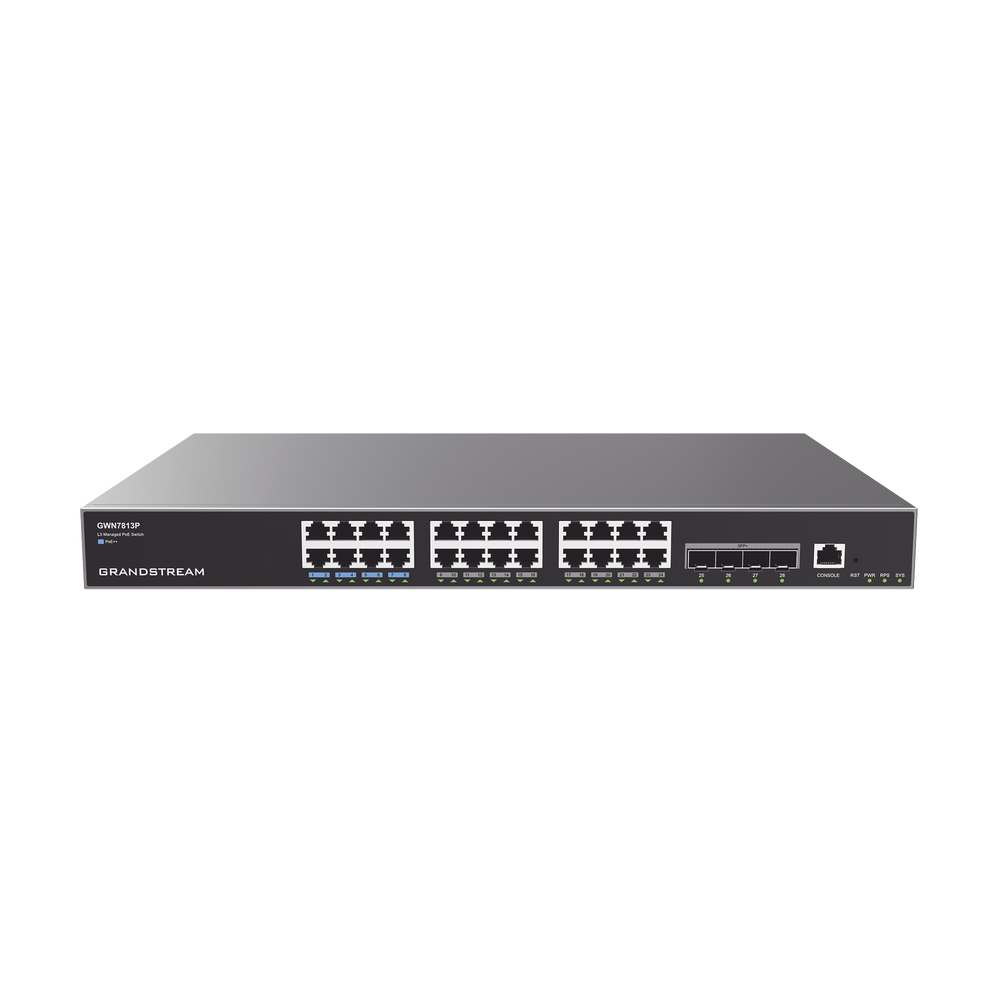 GRANDSTREAM GWN7813P Managed Gigabit PoE Switch / 24 ports 1