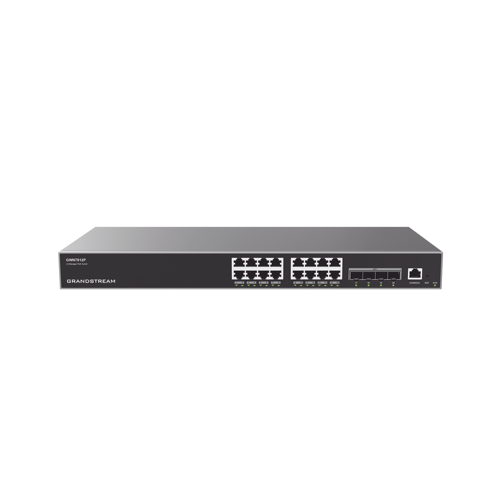 GRANDSTREAM GWN7812P Managed Gigabit PoE Switch / 16 ports 1