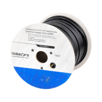 LINKEDPRO BY EPCOM EPCAT5EV2EXT 1000 ft (305 m) Cat5e reel C