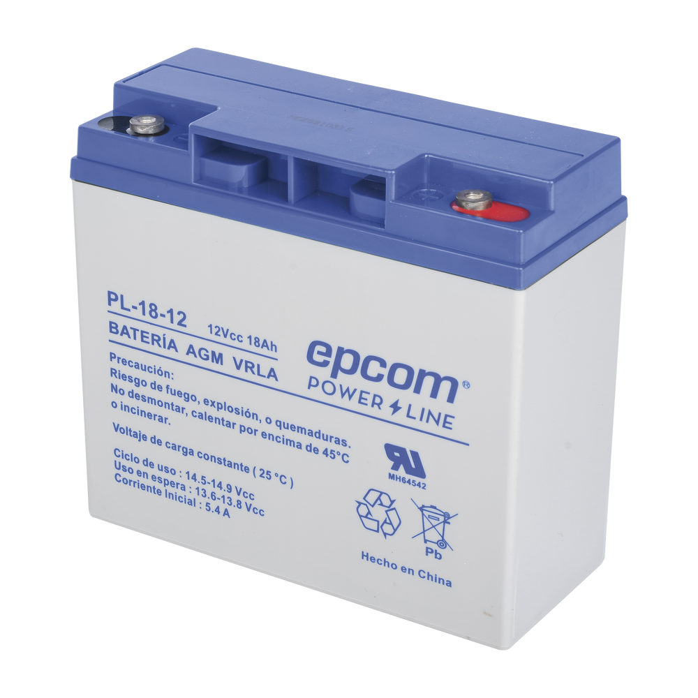 EPCOM POWERLINE PL1812 Backup battery / 12 V 18 Ah / UL / AG