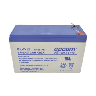 EPCOM POWERLINE PL712 Backup battery / 12 V 7 Ah / UL / AGM-