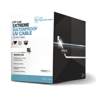 LINKEDPRO BY EPCOM PROCAT6EXTLITEW 1000FT Cat6 UTP cable for