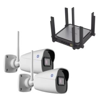 e XB42WGEN3RGE5US Wi-Fi Camera Bundle with Router / Includes