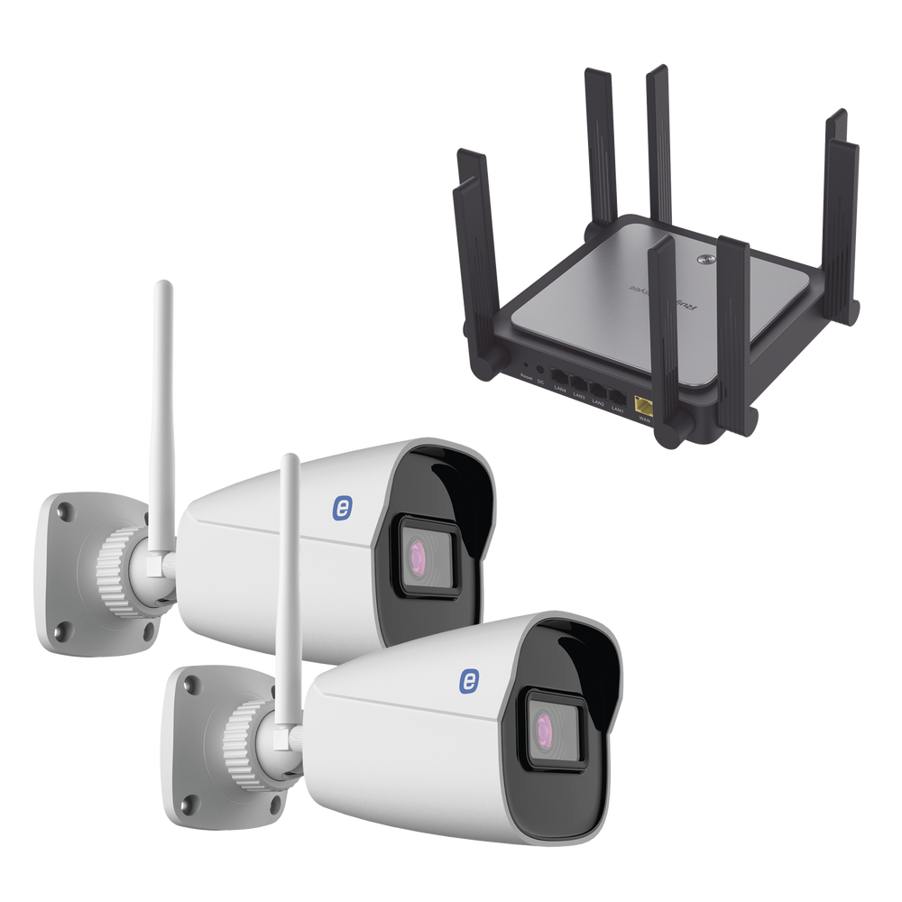 e XB42WGEN3RGE5US Wi-Fi Camera Bundle with Router / Includes