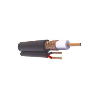 VIAKON RG59VCCA1000 Siamese Coaxial Cable CCA AWG 20 (1000 f