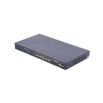 PLANET FGSW1822VHP 16-Port 10/100TX 802.3at PoE  2-Port Giga