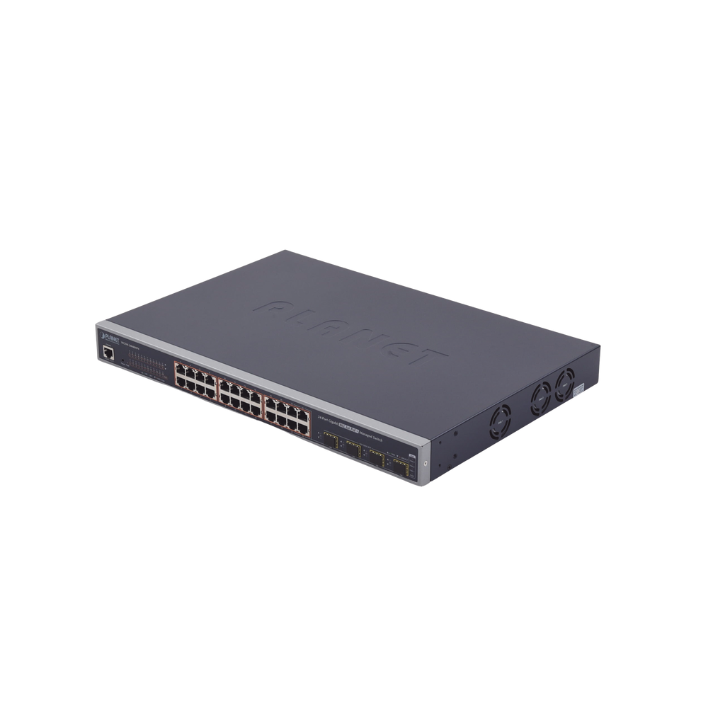 PLANET WGSW24040HP4 24-Port 10/100/1000Mbps 802.3at PoE with