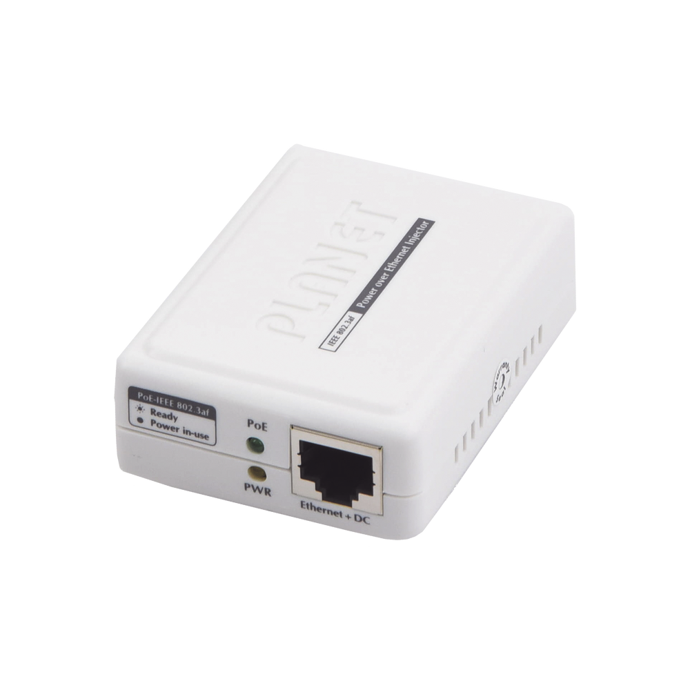 PLANET POE152 PoE Injector 802.3af 1 Gigabit Port 10/100/100