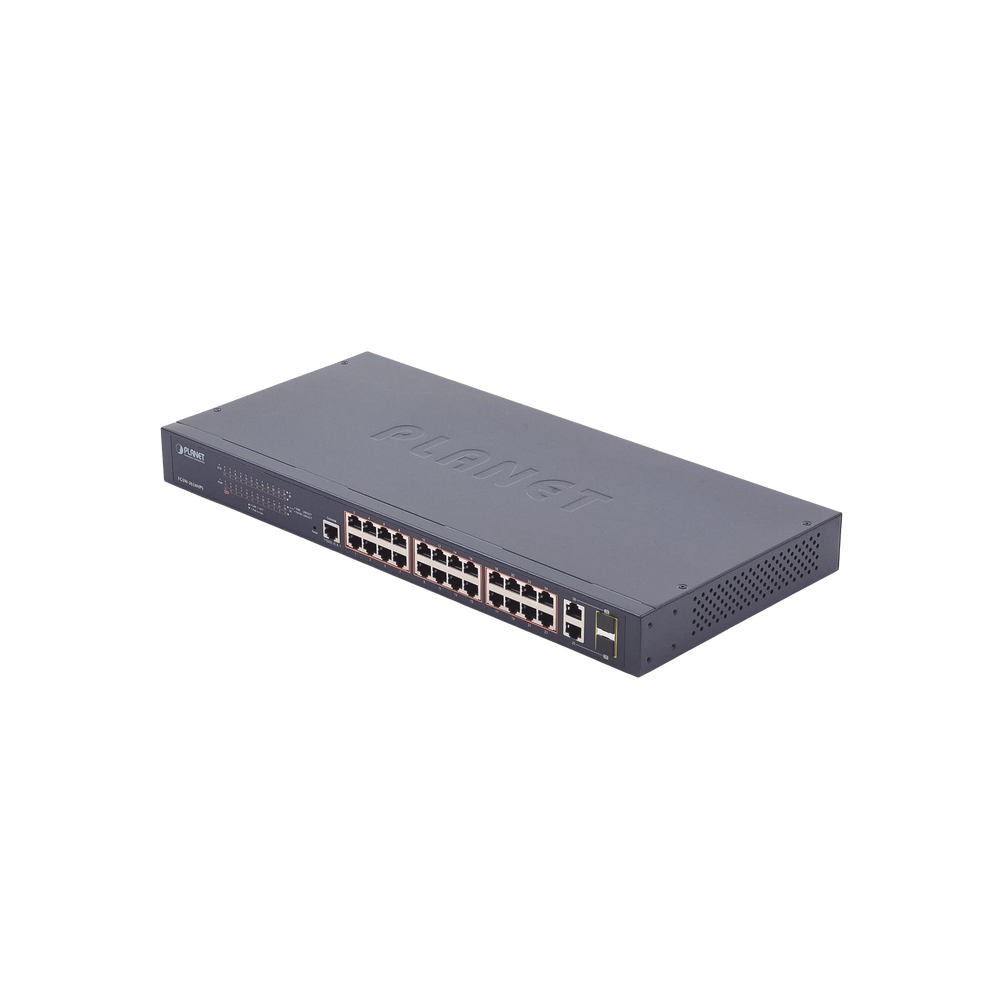 PLANET FGSW2624HPS 24 Ports L2 PoE 10/100TX Managed Switch w