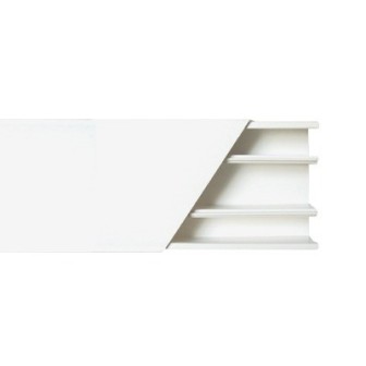 THORSMAN TMK2560 Surface Raceway White Three Channel 60 mm x