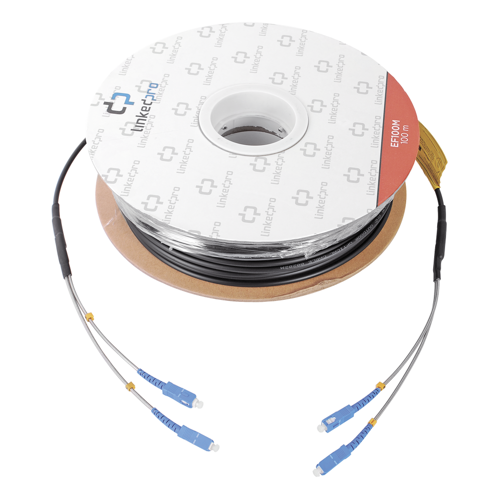 LINKEDPRO BY EPCOM EF100M 328 ft (100 m) of Fiber Optic Sing