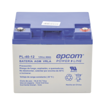 EPCOM POWERLINE PL4012 Backup battery / 12 V 40 Ah / UL / AG