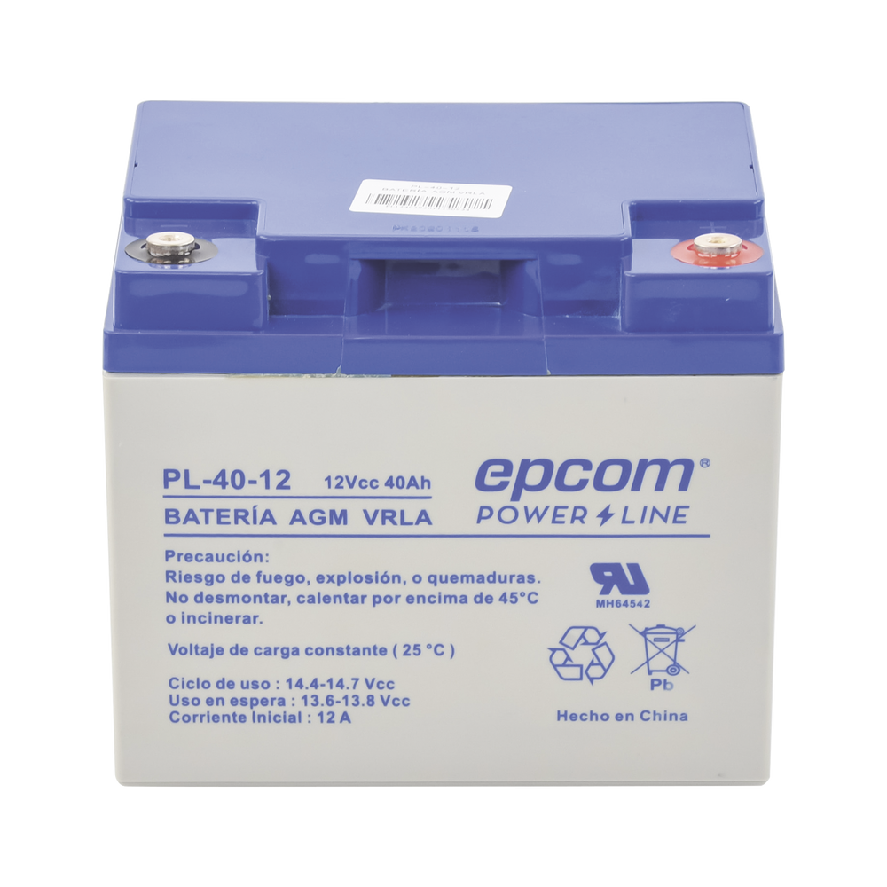 EPCOM POWERLINE PL4012 Backup battery / 12 V 40 Ah / UL / AG