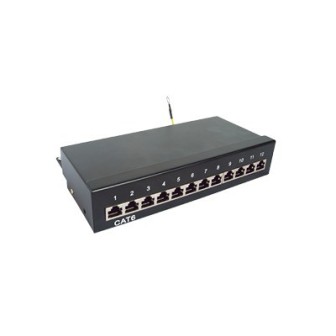 LINKEDPRO BY EPCOM LPPP629 Patch Panel STP Cat6 10in 12 Port