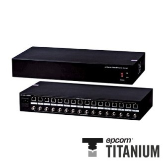 EPCOM TITANIUM TT116PVR Power 16 Channels Passive Video Rece