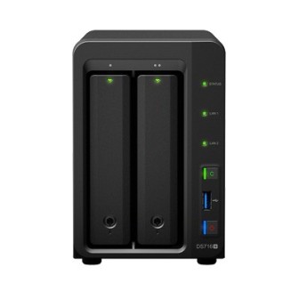 SYNOLOGY DS716PLUSII Desktop NAS Server of 2 Expandable Inte