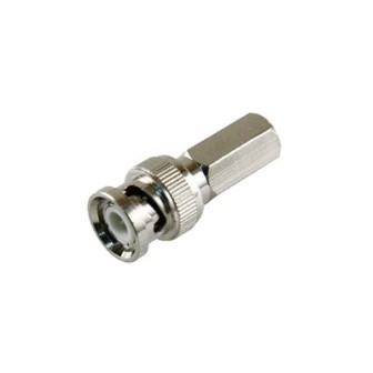 EPCOM TITANIUM TTRG92 BNC Male Connector Twist-on (Hex.) in