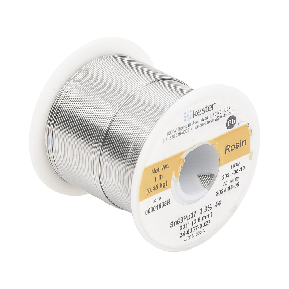 Syscom 488SO162 Solder Roll 63% Sn and 37% Pb 0.031  with 1