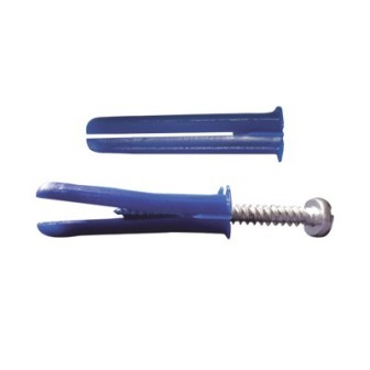 THORSMAN TP3KIT Package with 6 blue conical plastic anchor 2