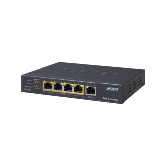 PLANET POEE304 65 Watt Ultra PoE Extender With 4 Gigabit Out