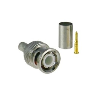 EPCOM TITANIUM TTRG91 75 Ohm BNC Male Connector in 3 Pieces