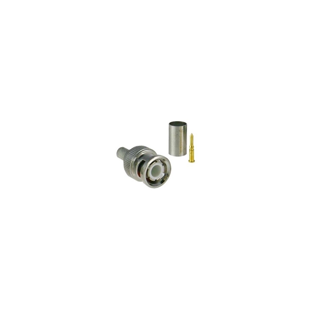 EPCOM TITANIUM TTRG91 75 Ohm BNC Male Connector in 3 Pieces