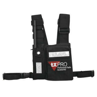 TX PRO CPPTXP Universal Chest Pack with Radio Holder Pen Hol