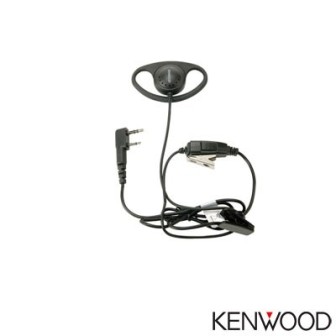 KENWOOD KHS27 Microphone with earphone D-ring TK-2000/3000/2