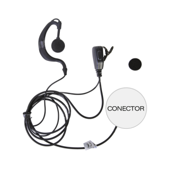 TX PRO TXEHI Microphone - adjustable ear clip headset for IC