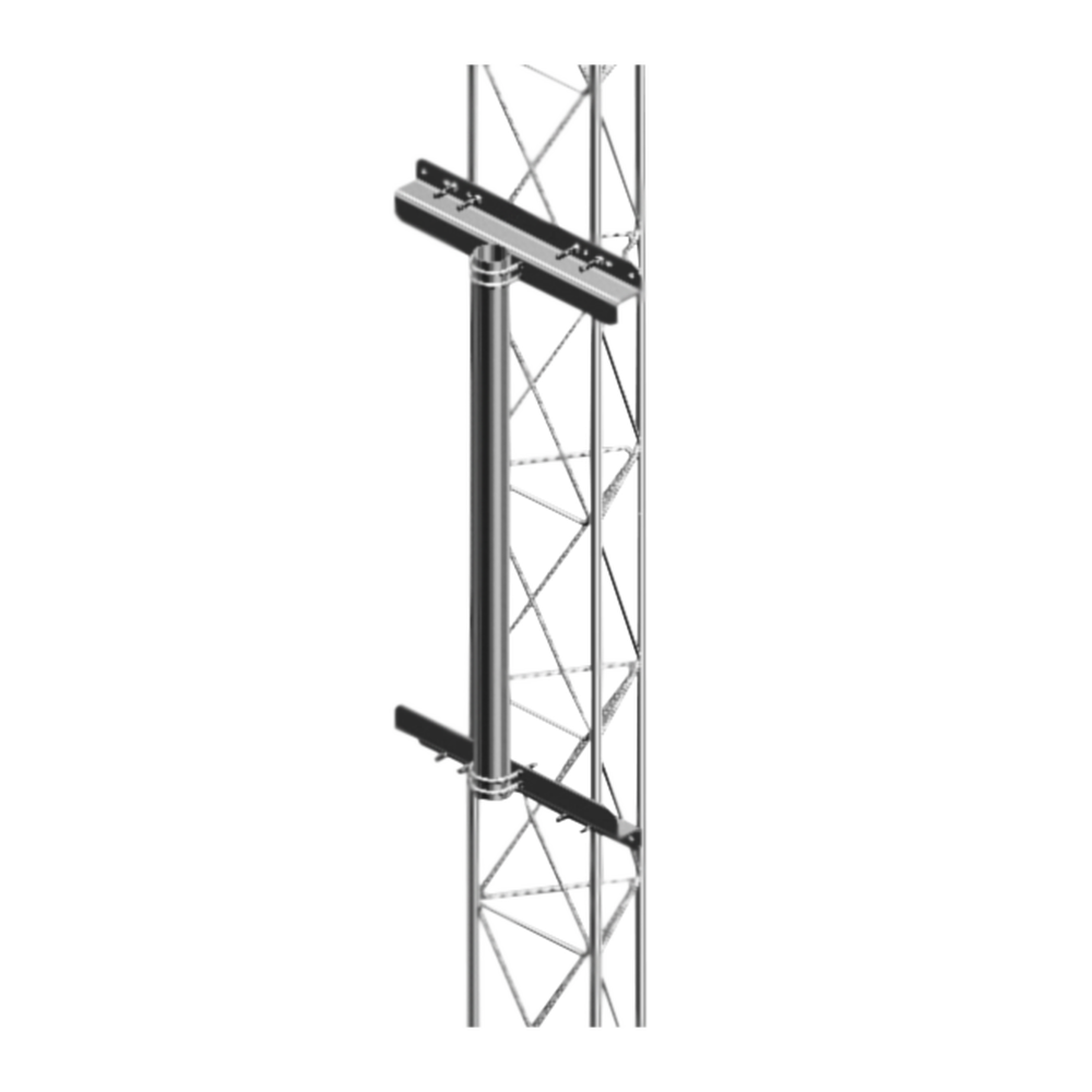 SYSCOM TOWERS SFM1MG 3.3 ft Robust Mast for Installation in