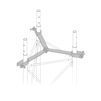 SYSCOM TOWERS SJB35G Bracket for STZ35G Tower Section hot Di