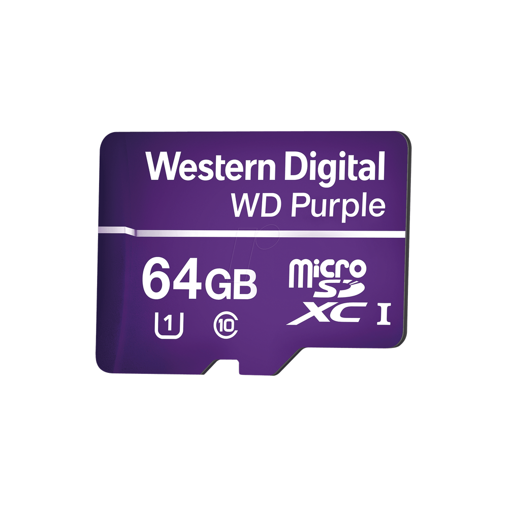 Western Digital (WD) WD64MSD WD PURPLE 64GB microSD Speciali