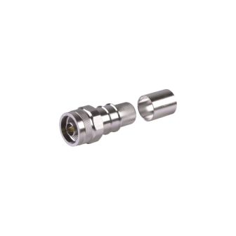 Times Microwave EZ600NMHX N Male Crimp Connector Non-Solder