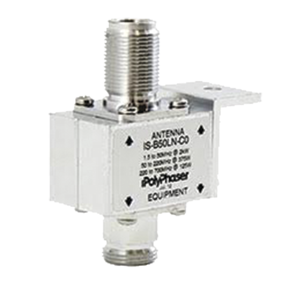 POLYPHASER ISB50LNC0 10 MHz To 1 GHz Coaxial Protector With