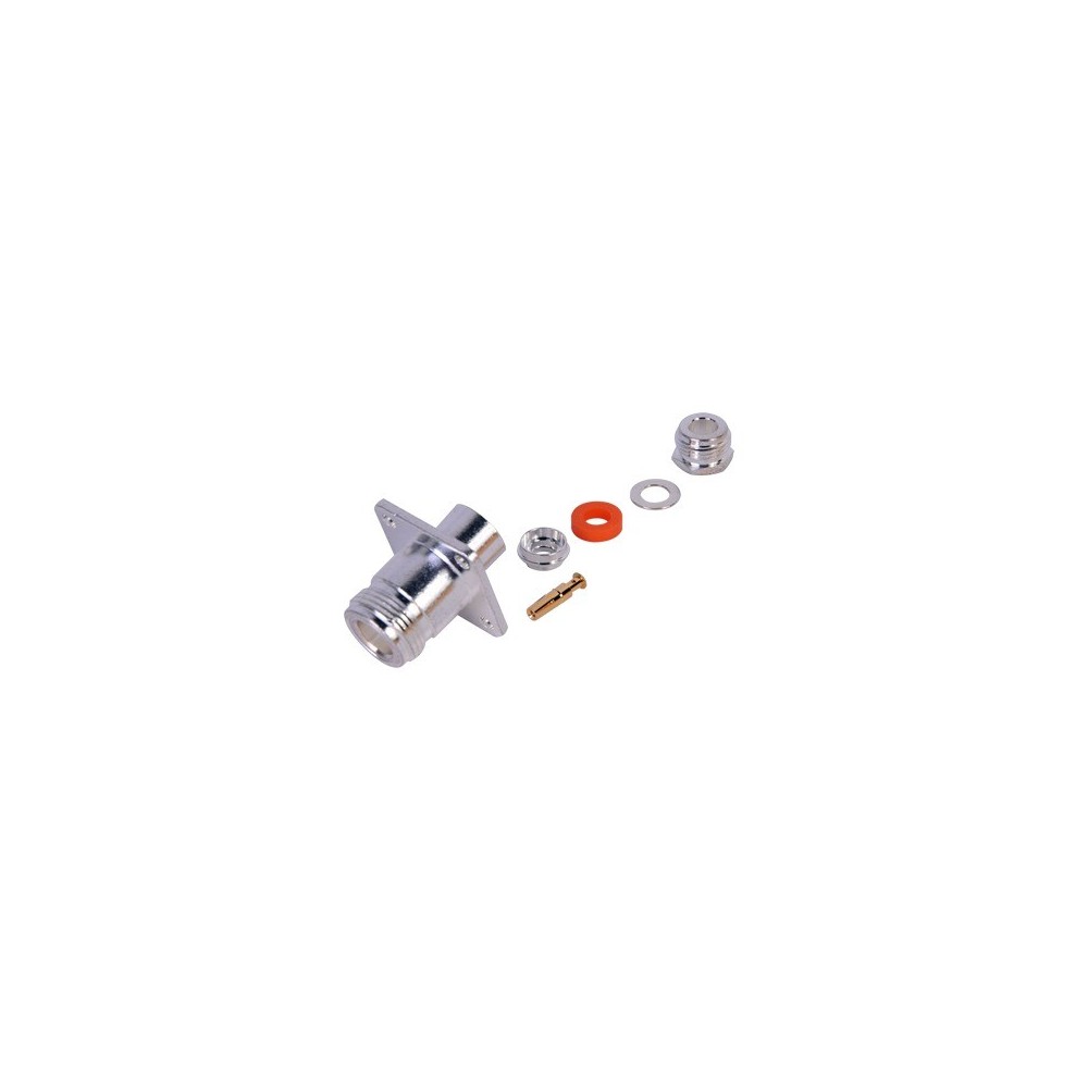 RF INDUSTRIES LTD RFN10216 N female connector 4 hole mount a