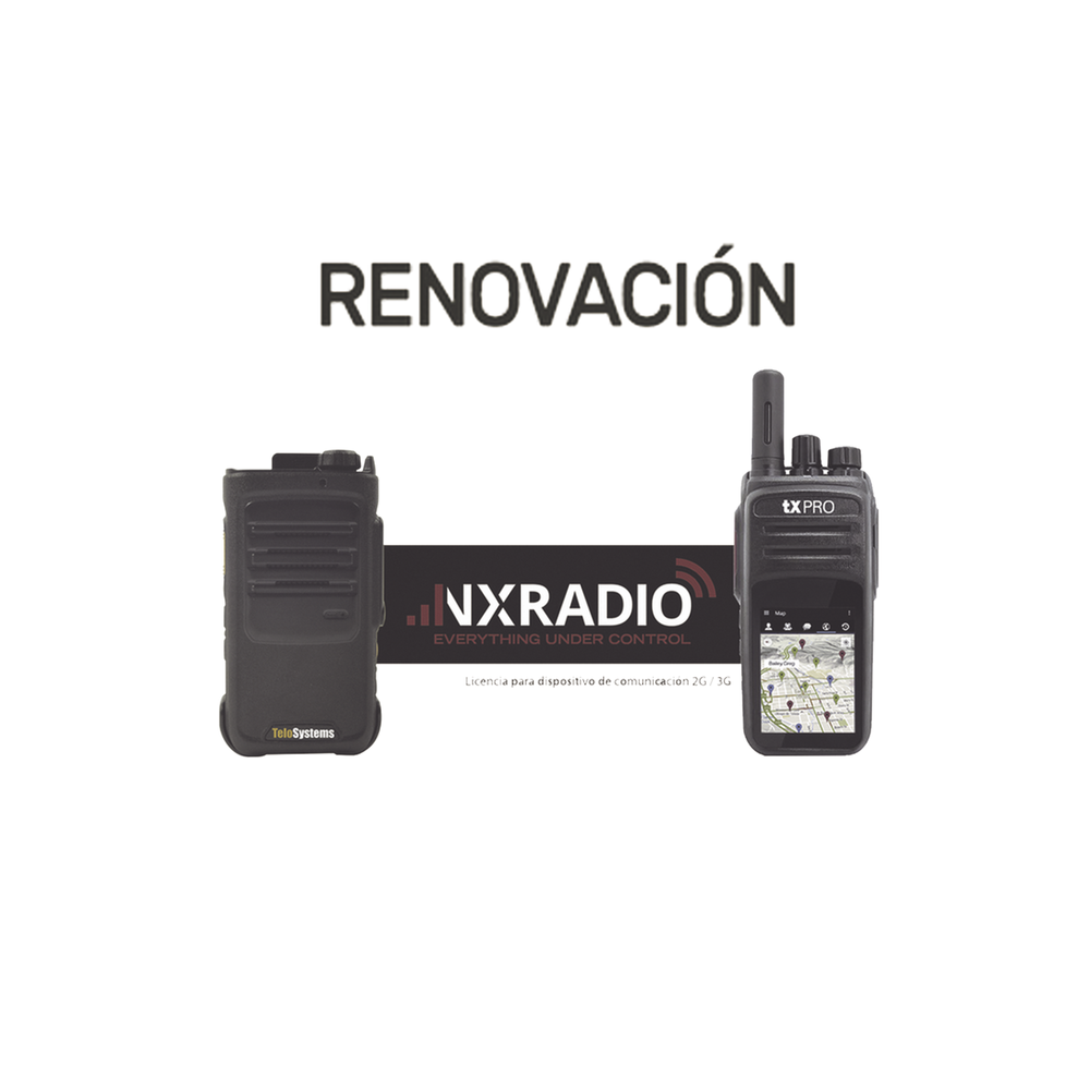 NXRADIO RENOVACIONNXRADIOTERMINAL 1YR Extend NXRadio Service