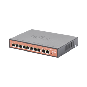 WI-TEK WIPS210G Long-Range PoE (802.3af/at/bt) Switch with 8