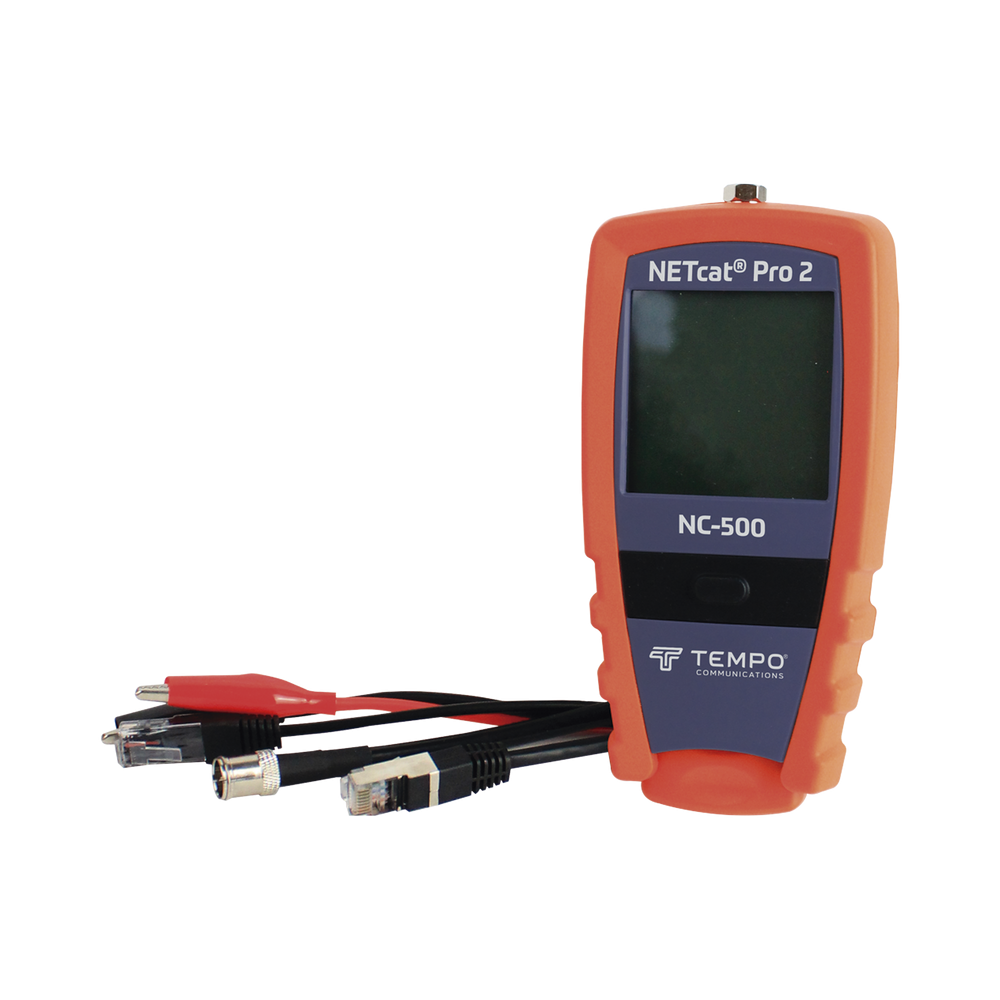 TEMPO NC500 Professional Tester for UTP STP and Coaxial Cabl