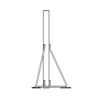 ROHN SSV3TT SSV Tapered Top for Section 2WST 2WN and 3WN.