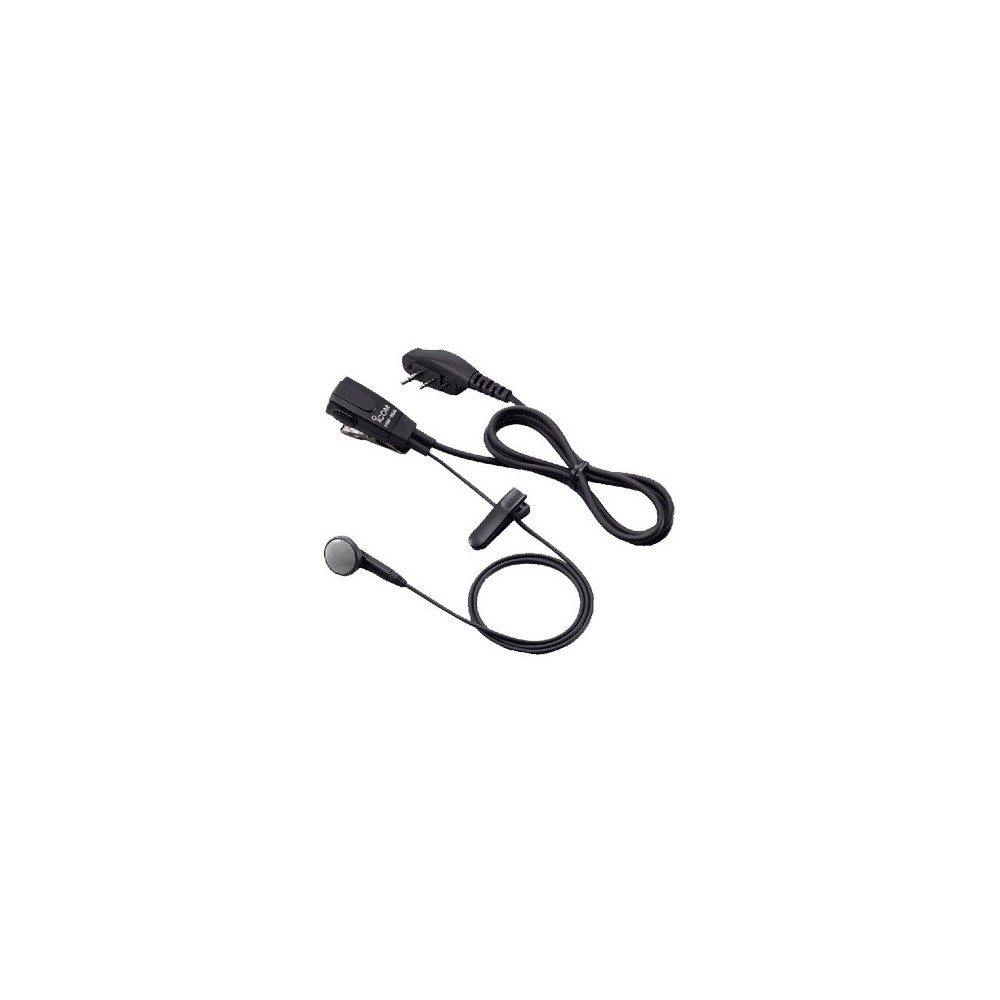 ICOM HM166LS Lapel Microphone - Earphone for IP100H