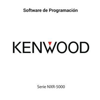 KENWOOD KPGD2K Programming software for NXR5000 Kenwood repe