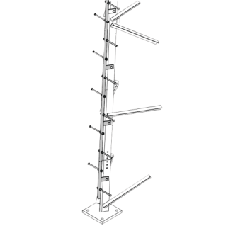 Trylon TRYST140S310LAD Step Bolt Ladder for TRY-ST-140-S310