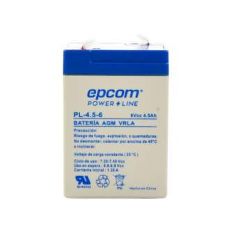 EPCOM POWERLINE PL456 Backup battery / 6 V 4.5 Ah / UL / AGM