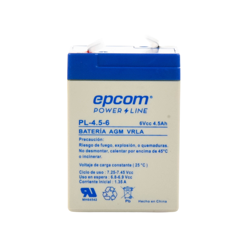 EPCOM POWERLINE PL456 Backup battery / 6 V 4.5 Ah / UL / AGM