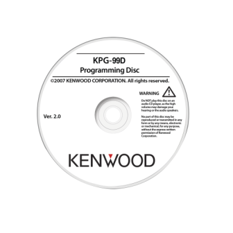 KENWOOD KPG99D Programming and Tuning Software in Windows fo