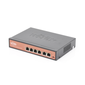 WI-TEK WIPS205 Long-Range PoE (802.3af/at/bt) Switch with 4