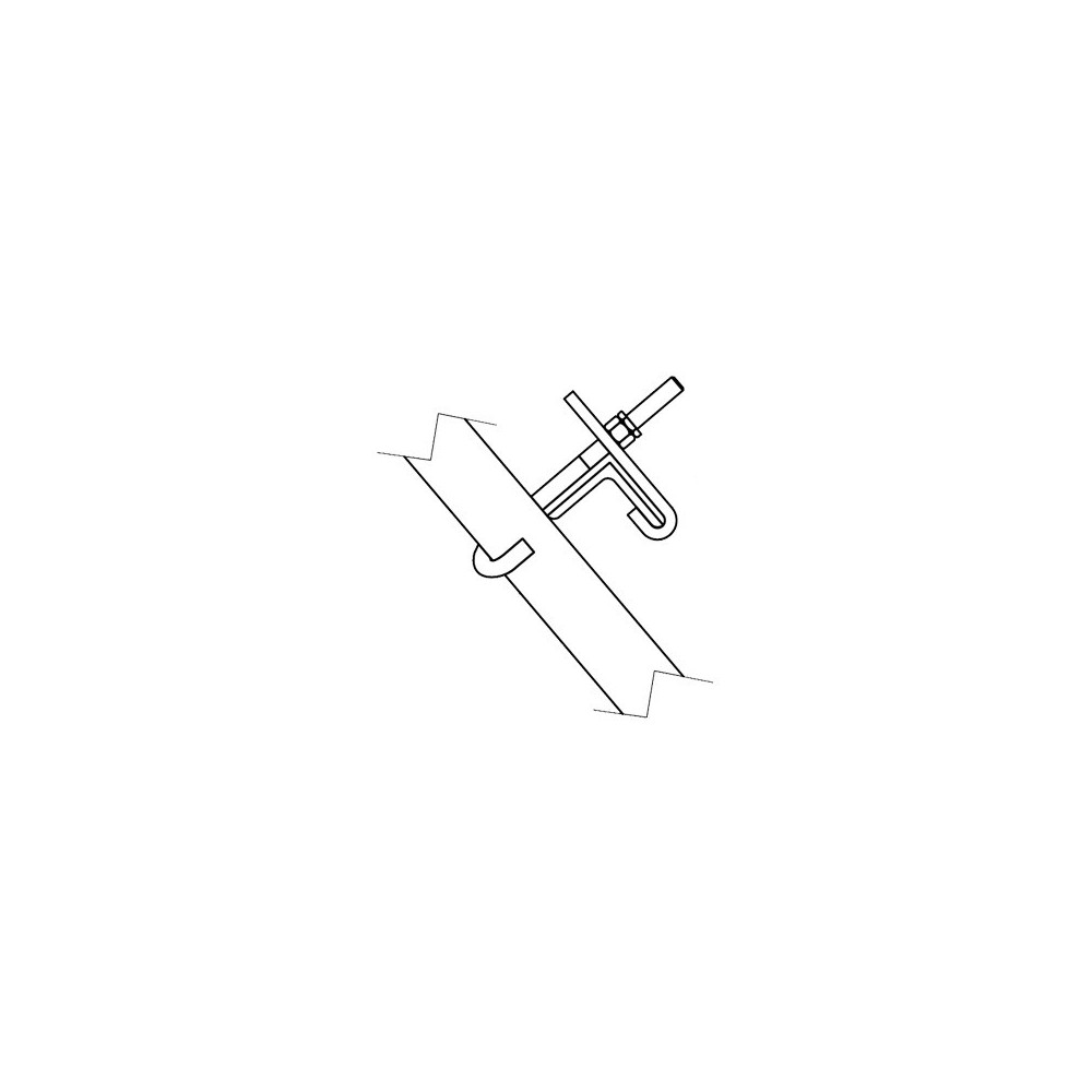 ROHN KY695 Fittings for Ladder Fixing and Cable Guide SSV To