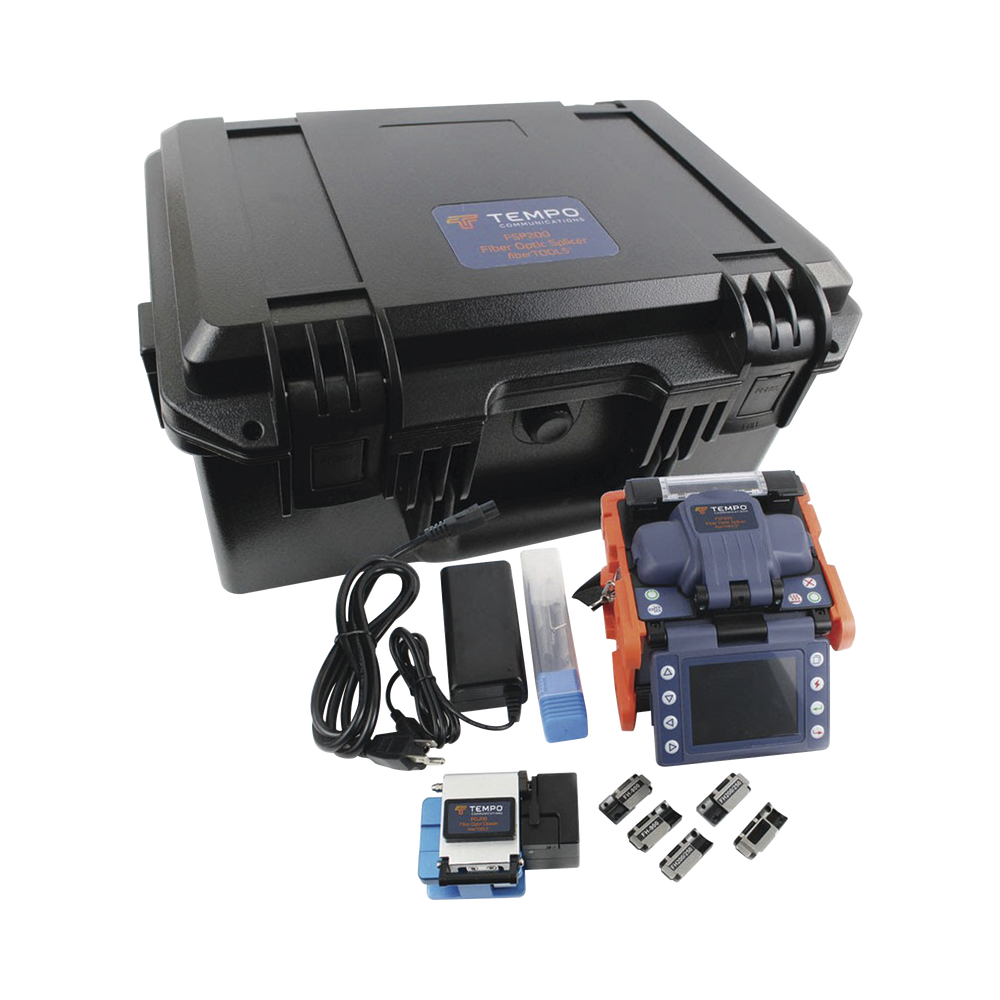 TEMPO FSP200KIT1 Active Core Fusion Splicer with Fiber Cleav