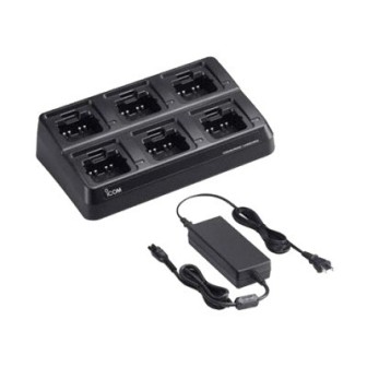 ICOM BC214 Standard Desktop Multi-Charger Inserts 6 ICOM Por